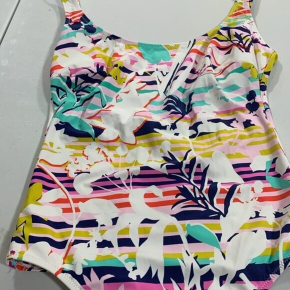 NWOT Anitas Miami stripe Cloe bathing suit - Picture 3 of 3